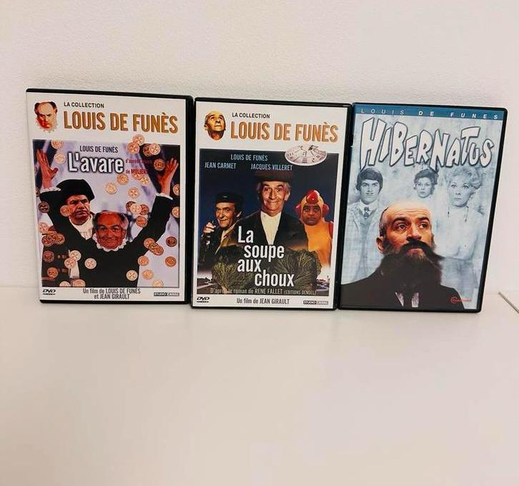 LOT 3 DVD Louis de Funès ( Nostalgie), Enlèvement, Comme neuf