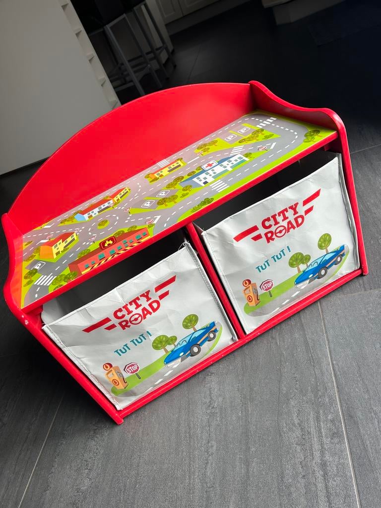 Banc avec bacs de rangement, Enlèvement, Utilisé