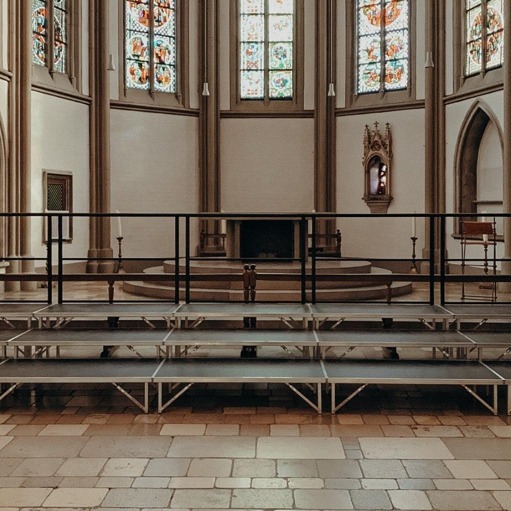 Lichtgewicht podiumdeel 70 x 140 cm., Envoi, Neuf, Couleur