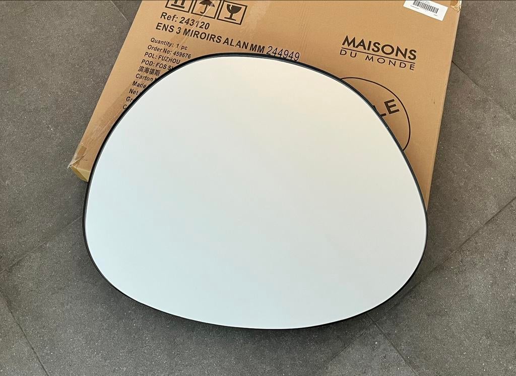 Superbe miroir organique NEUF - Maisons du Monde, Enlèvement, Neuf