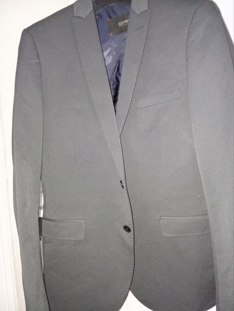 ESPRIT collection - grijze blazer, maat 54, Kleding | Heren, Kostuums en vesten, Ophalen of Verzenden, Zo goed als nieuw, Maat 52/54 (L)