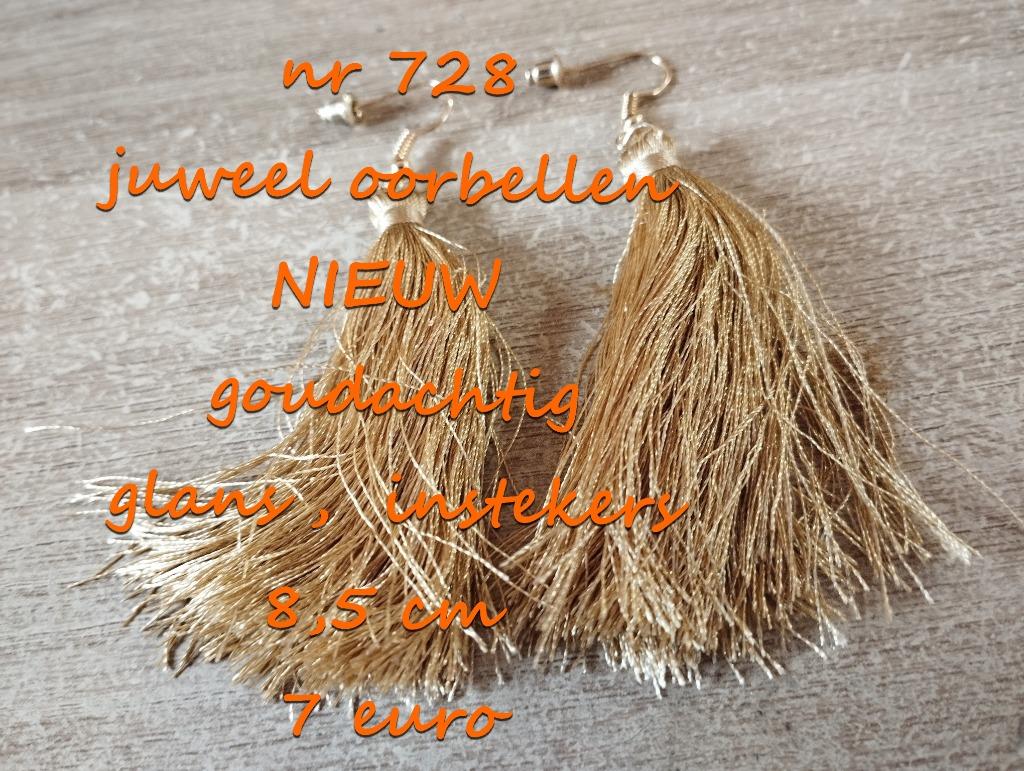 728. Juweel : oorbellen , NIEUW ,  verzending inbegrepen, Overige materialen, Verzenden, Nieuw, Knopjes of Stekers