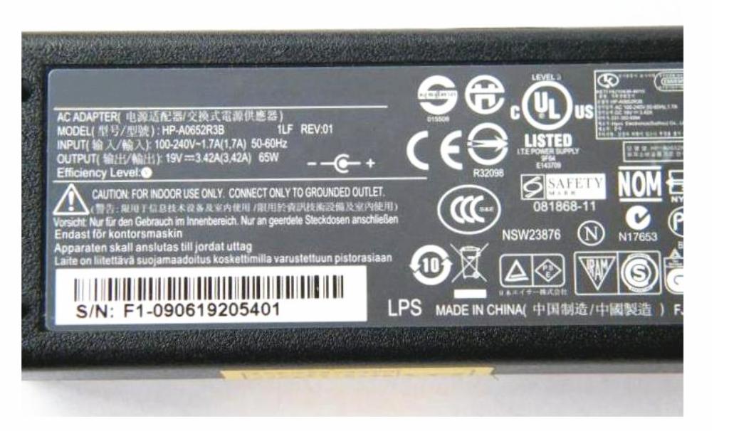 ACER-Packard Bell laptop adapter/oplader HP-OK065B13 3.42A, Envoi, Neuf
