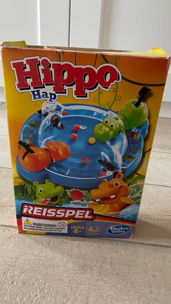 Reisspel hippo hap hasbro, Hobby en Vrije tijd, Een of twee spelers, Ophalen of Verzenden, Gebruikt, HASBRO
