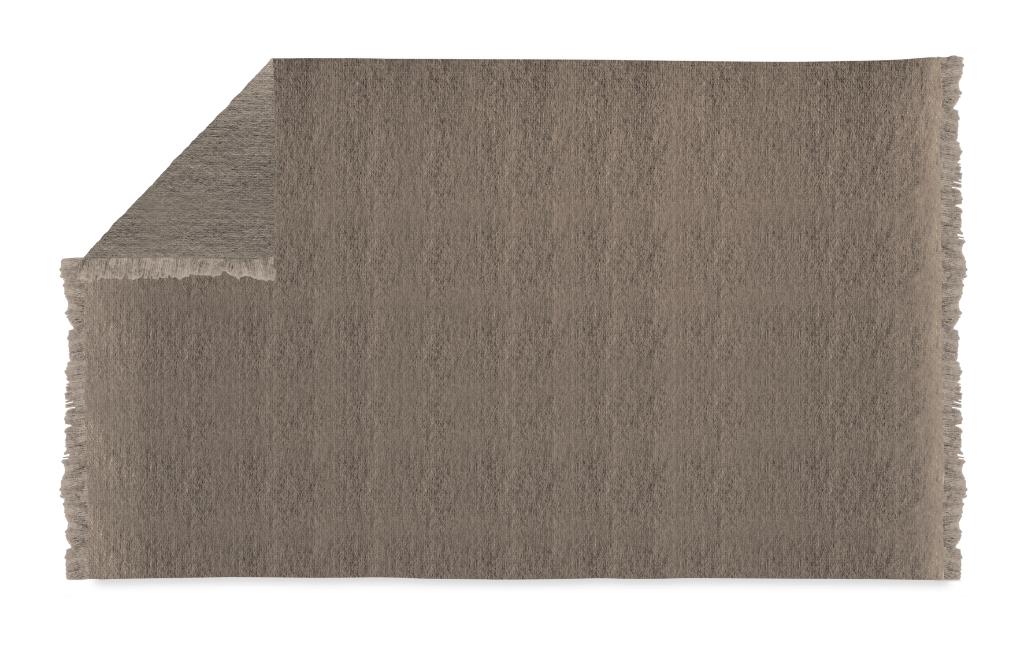 Podevache Taupe wollen plaid/deken NIEUW 120x180 cm, Ophalen of Verzenden, Nieuw