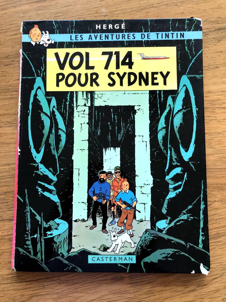 BD anciennes, Gelezen, Eén stripboek, Ophalen of Verzenden, Hergé