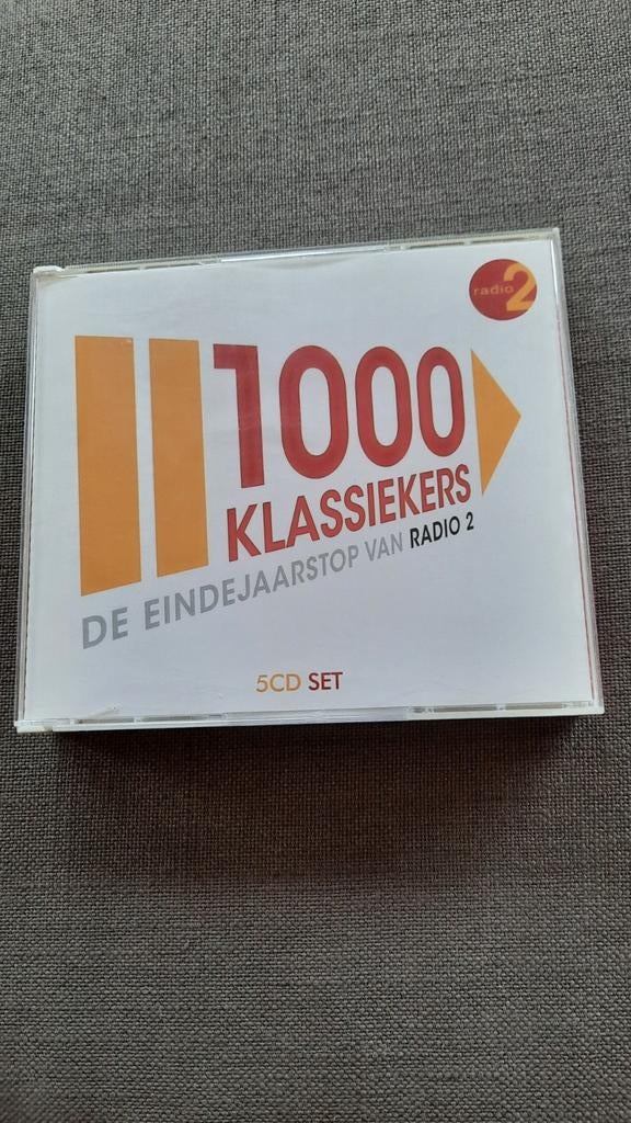 5CD RADIO 2 1000 KLASSIEKERS (2009), Cd's en Dvd's, Ophalen of Verzenden, Zo goed als nieuw, Pop