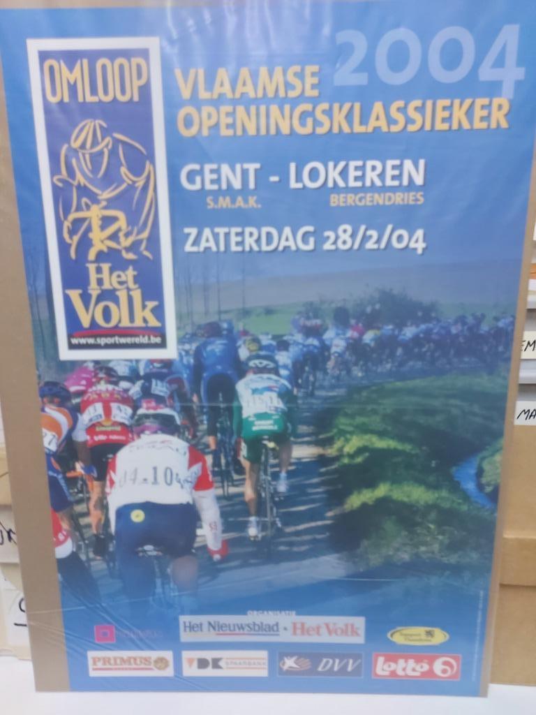 Omloop Het Volk affiche, Verzamelen, Ophalen of Verzenden, Zo goed als nieuw, Poster, Plaatje of Sticker