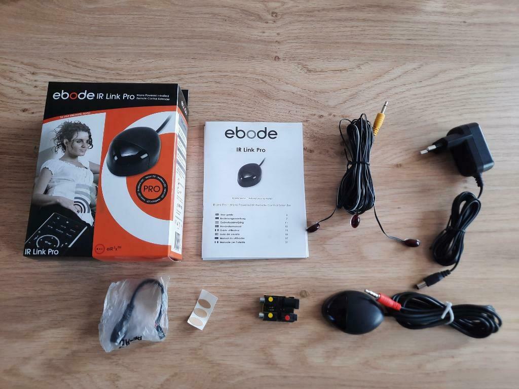 Ebode IR link pro infrarood verlenger, Ophalen of Verzenden, Zo goed als nieuw, Universeel, Receiver of Versterker
