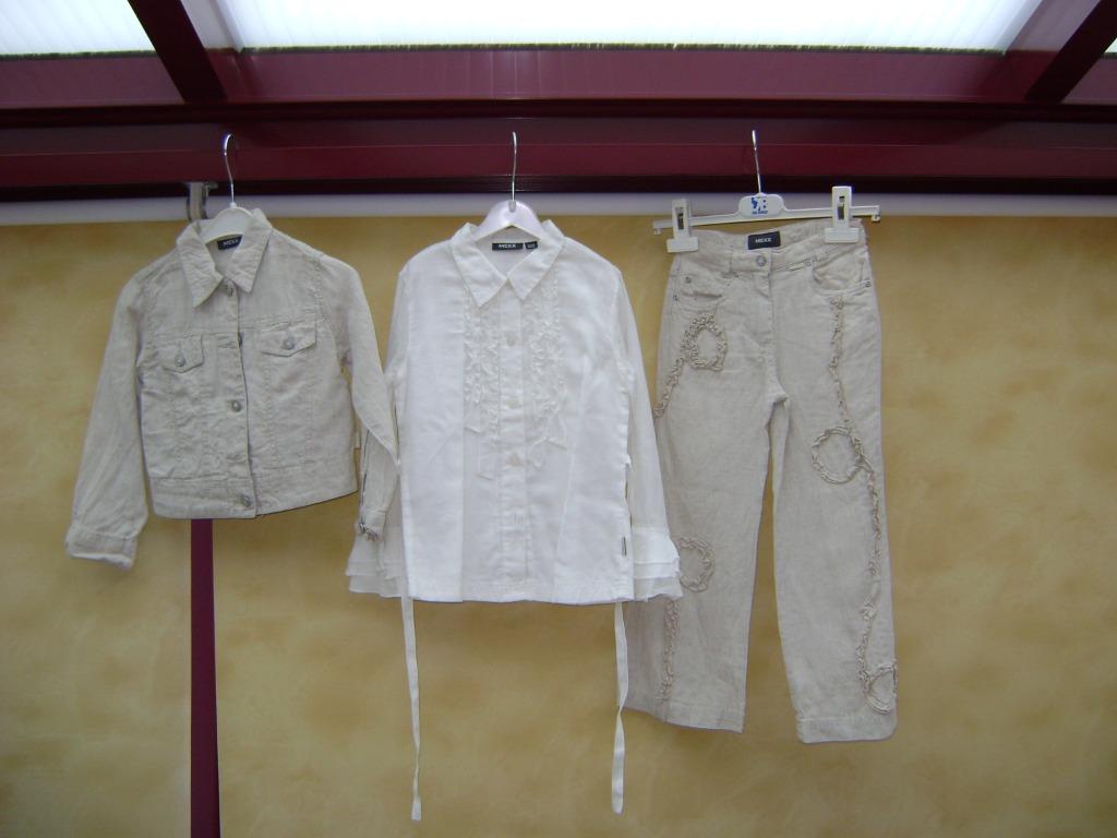 broek, bloes en jas van MEXX in maat 110-116, Kinderen en Baby's, Kinderkleding | Maat 110, Meisje, Ophalen of Verzenden, Zo goed als nieuw