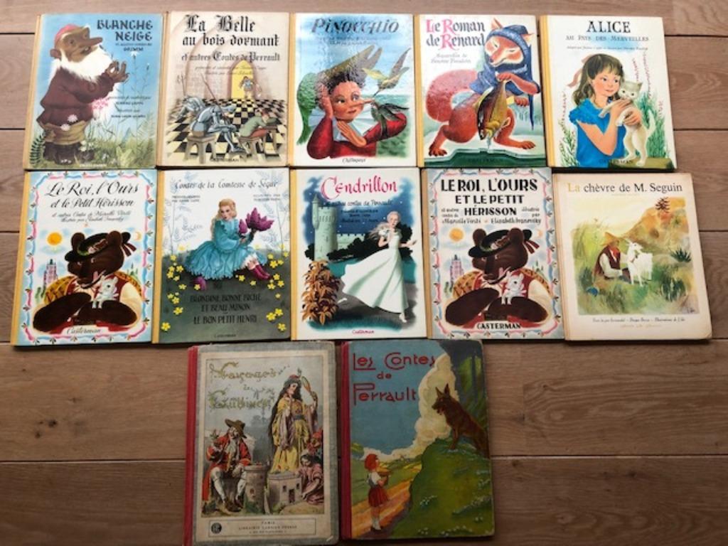 Livres illustrés anciens des années 30 à 50, Contes, Enlèvement ou Envoi