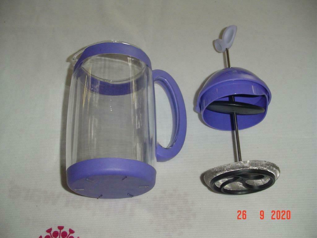 Tupperware cafetiere geïsoleerde koffie kan NIEUW, Huis en Inrichting, Keuken | Tupperware, Ophalen of Verzenden, Nieuw, Blauw