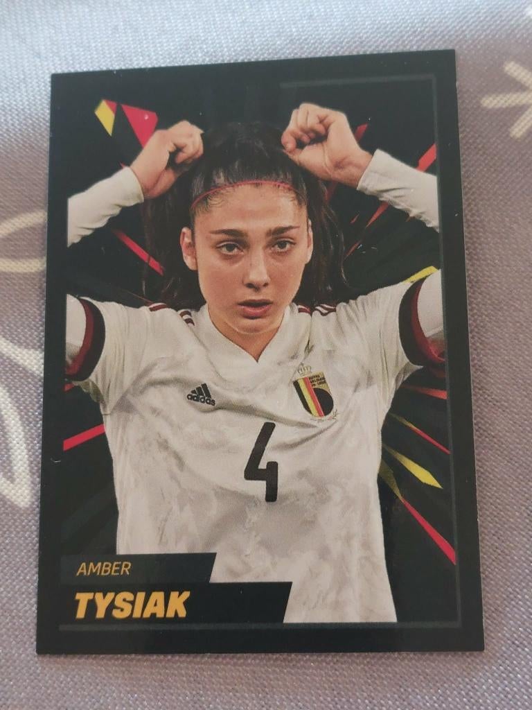Panini / Sticker / Amber Tysiak / Red Flames / Carrefour, Verzamelen, Verzenden, Nieuw, Poster, Plaatje of Sticker