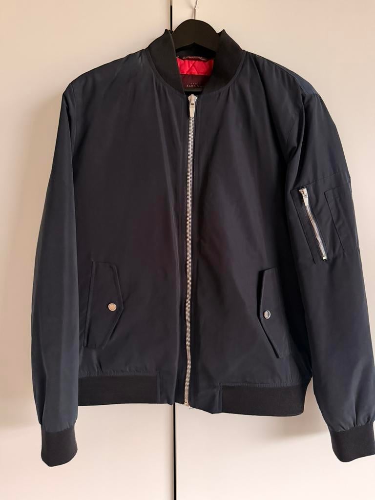 Bomber ZARA pour homme, Envoi, Comme neuf, Taille 48/50 (M), Bleu