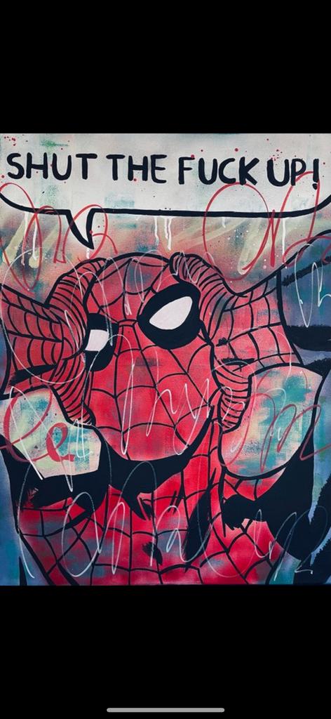 Mr. Sonic — Zwijg verdomme! SPIDERMAN, Antiek en Kunst, Ophalen of Verzenden