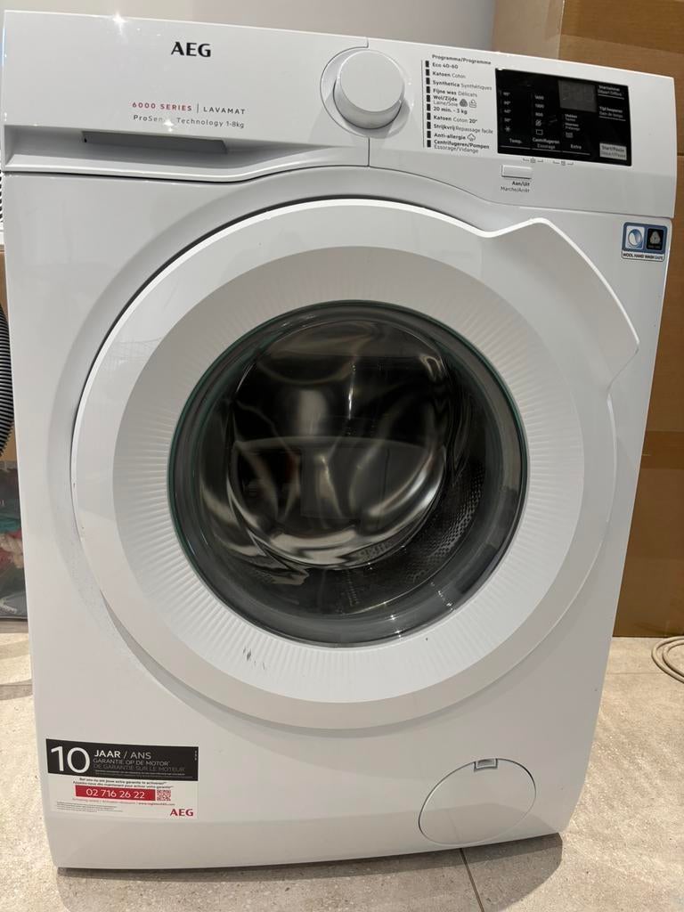 Wasmachine AEG 6000 prosense, Elektronische apparatuur, Wasmachines, Ophalen, Zo goed als nieuw