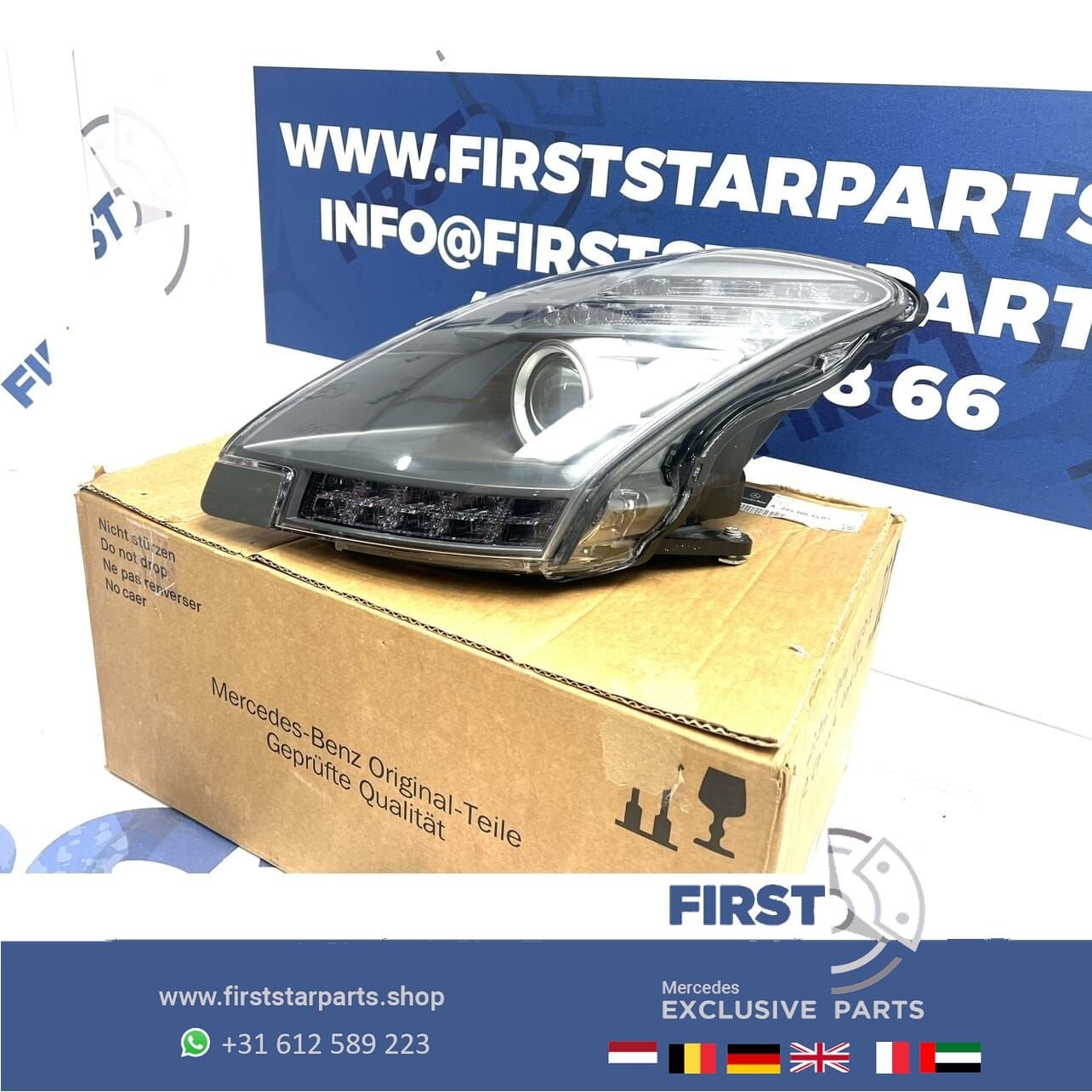 C197 R197 SLS SLS63 SLR AMG LED KOPLAMP LINKS Mercedes 2010-, Gebruikt, -, Ophalen of Verzenden, -
