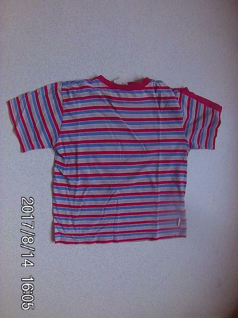 blauw rood wit gestreept T-shirt jongen Efteling 128, Kinderen en Baby's, Kinderkleding | Maat 128, Ophalen of Verzenden, Zo goed als nieuw