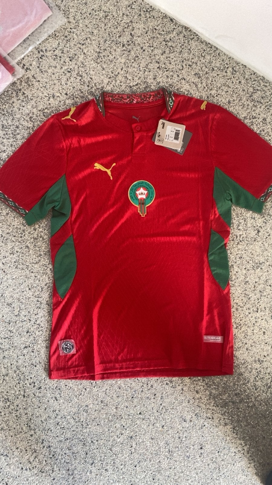Officiële marokko wk shirt, Ophalen, Nieuw, Overige maten, Rood