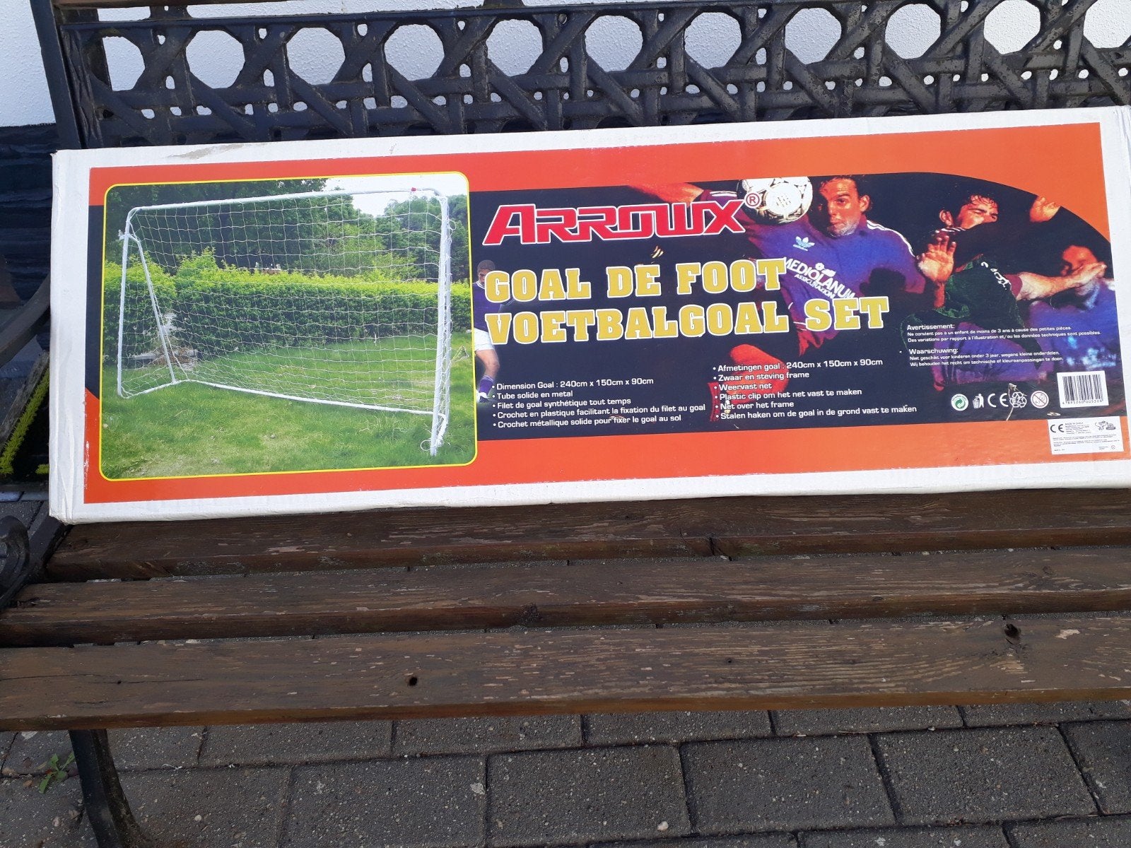 voetbalgoal 240150 (Nieuw), Ophalen
