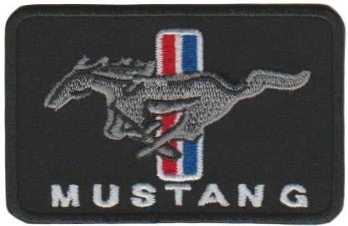Ford Mustang stoffen opstrijk patch embleem #10, Verzenden, Nieuw
