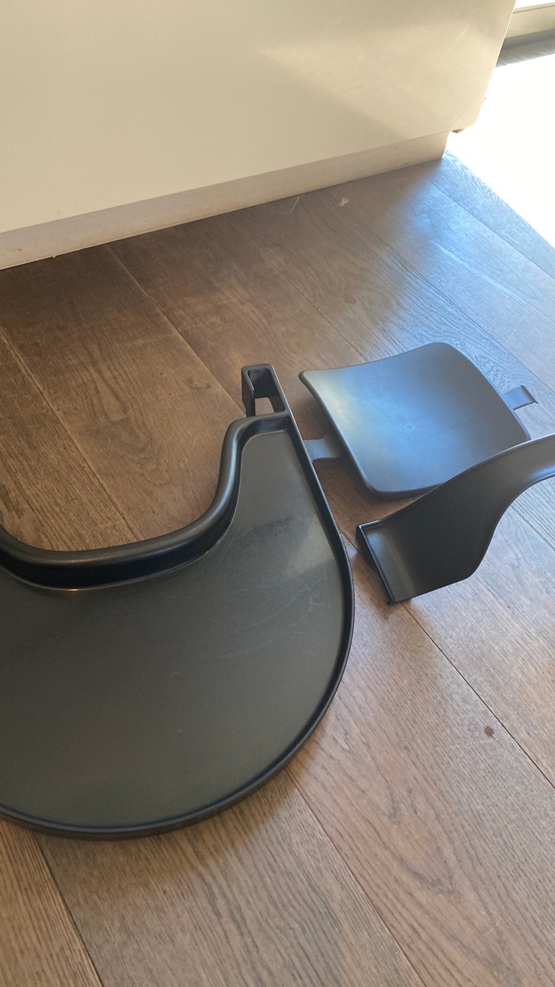 Stokke tripp trapp tafelblad en babyset., Ophalen, Zo goed als nieuw