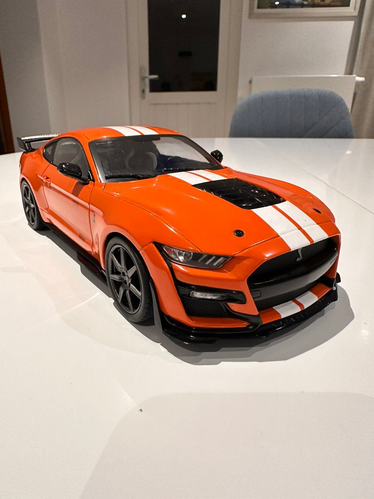 Ford Shelby GT 500 1/18 solido no box, Enlèvement, Comme neuf, Voiture, Solido