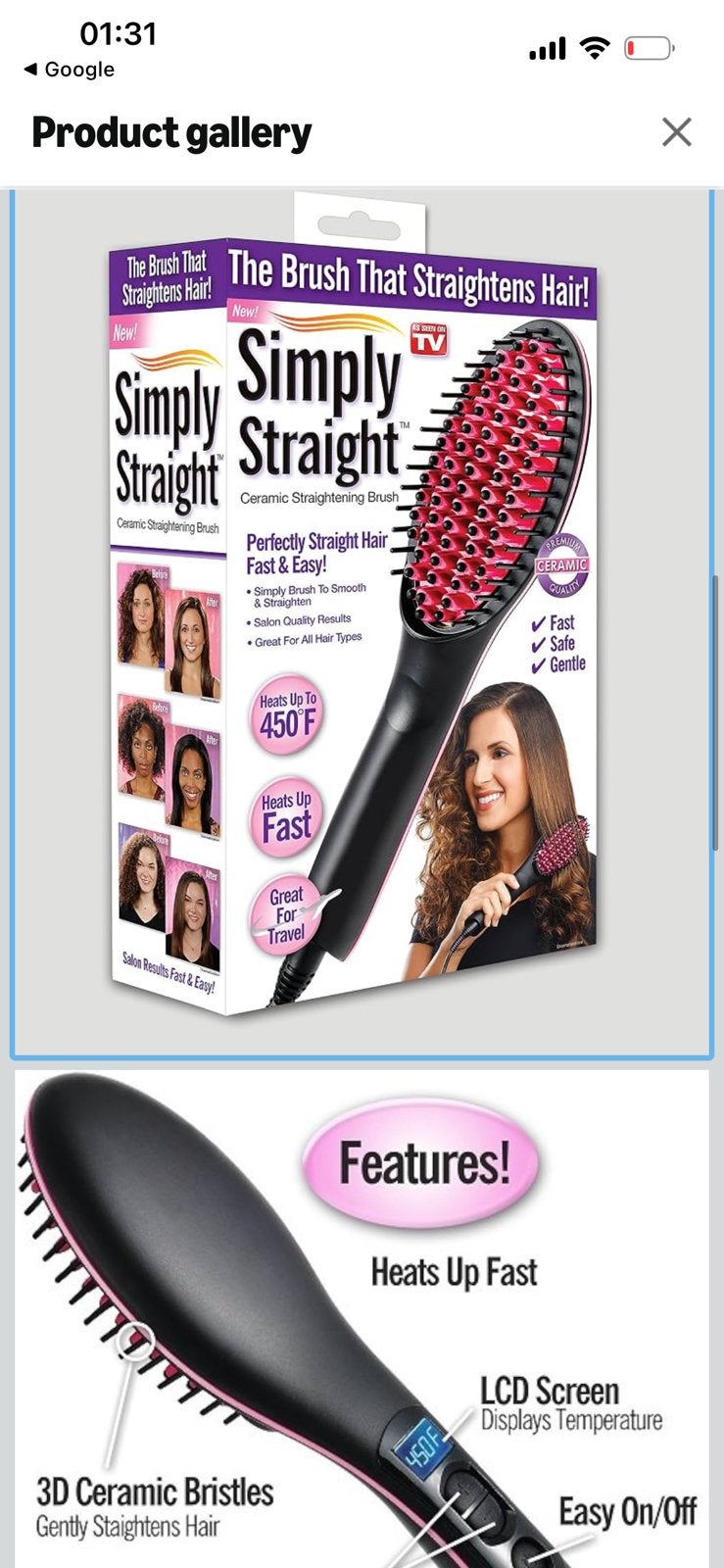 Simply Straight Professional pro elektrisch haar verzorging, Ophalen, Nieuw