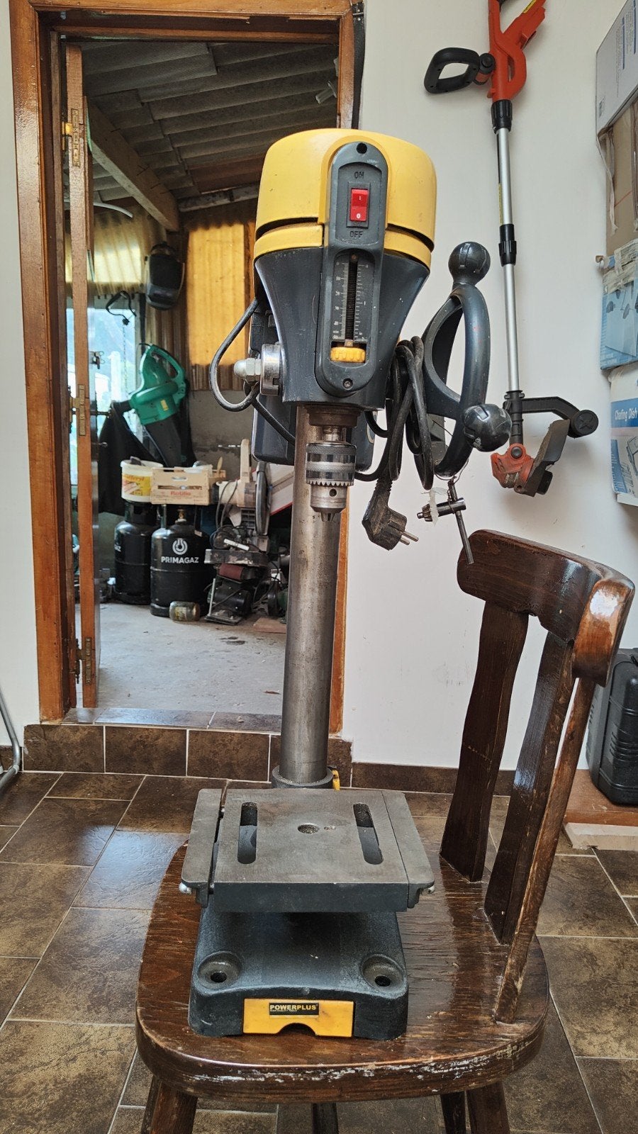 power plus boormachine, Doe-het-zelf en Bouw, Ophalen, Gebruikt, Variabele snelheid, Minder dan 400 watt