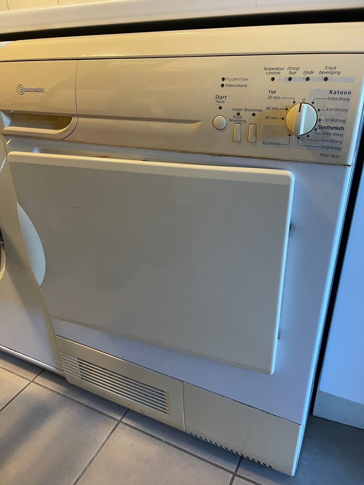 Bauknecht droogkast, Electroménager, Sèche-linge, Utilisé, Enlèvement
