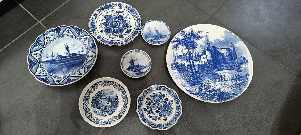50 euro voor alles! Delfts Blauw /delft blue , handpainted, Antiquités & Art, Enlèvement ou Envoi