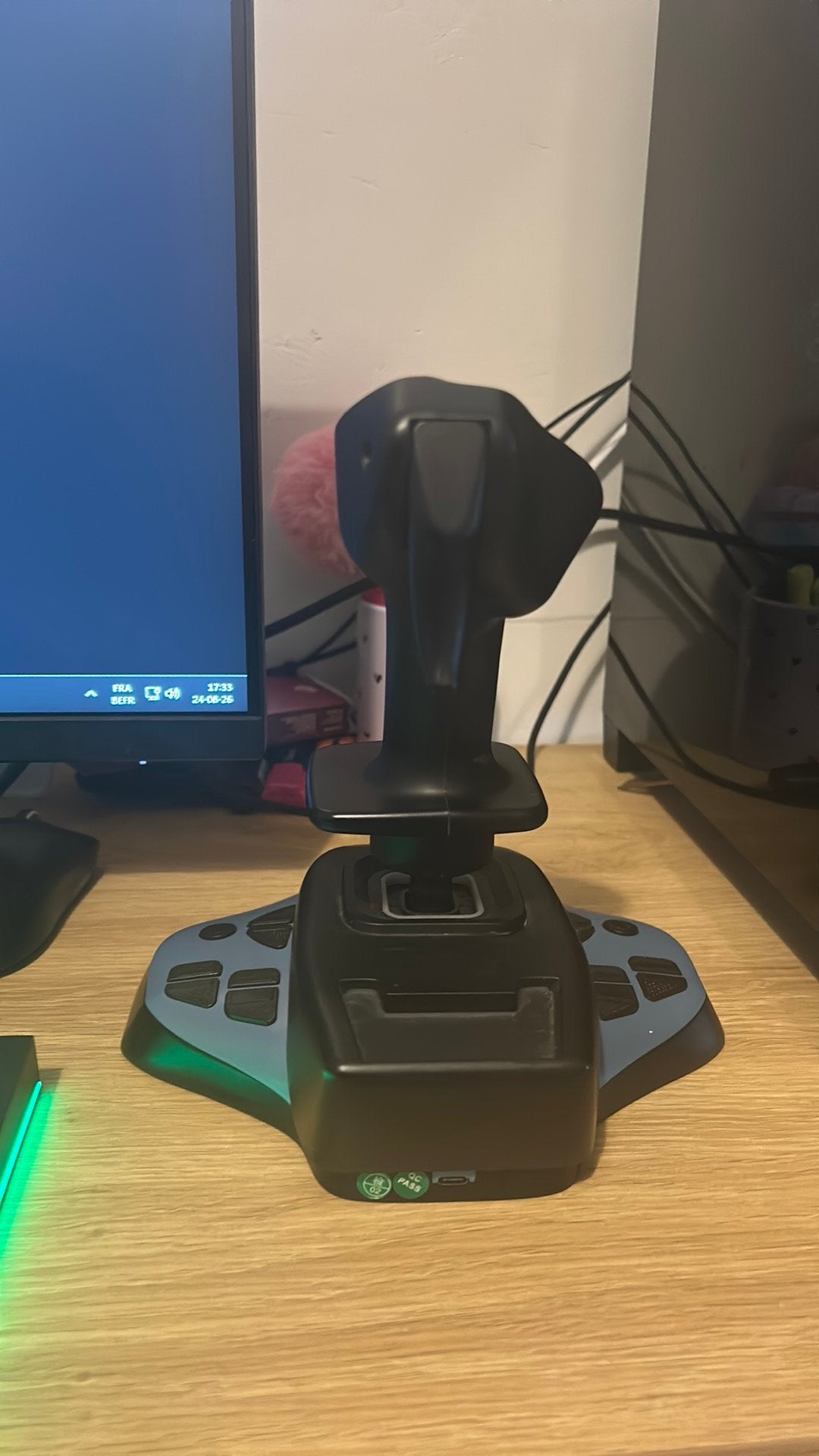 Winwing Ursa Minor Airline Joystick R (copiloot/FO-zijde), Ophalen of Verzenden, Zo goed als nieuw