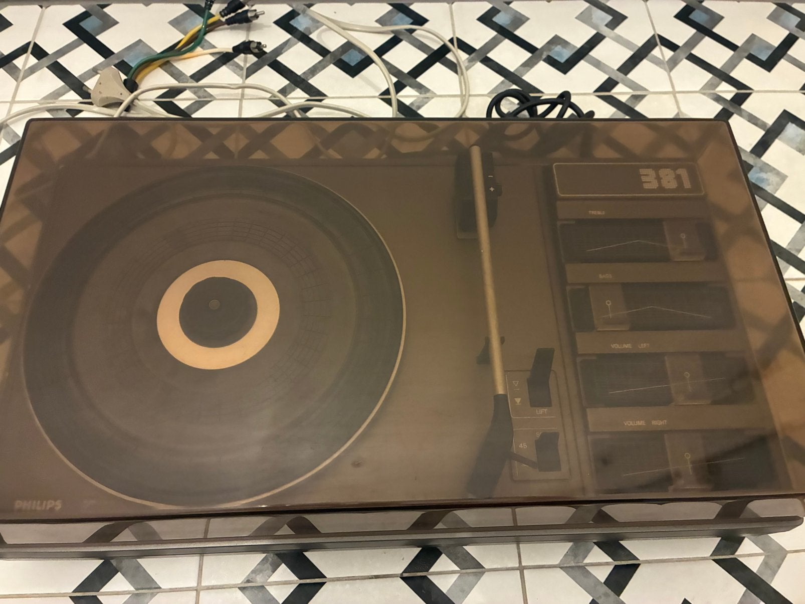 Platenspeler Philips 381/22AF381, Ophalen, Platenspeler, Philips