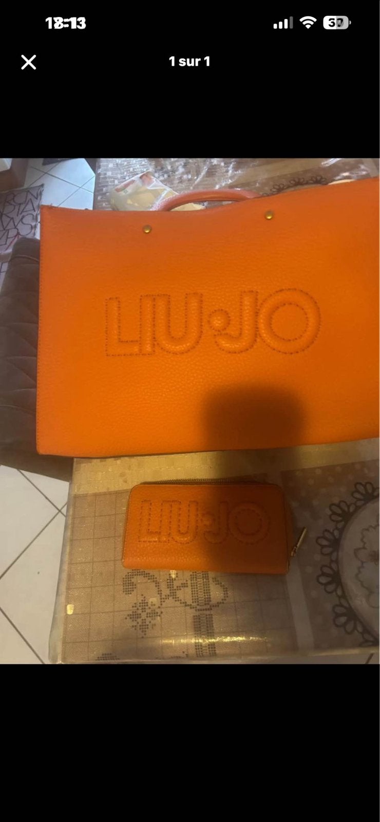 Sac lui -jo plus portefeuille, Enlèvement, Comme neuf