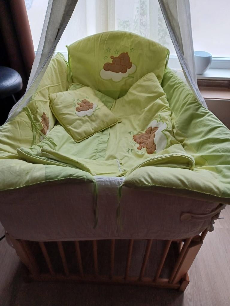 Contour de lit à barreaux pour bébé, Garçon ou Fille, Comme neuf, Autres types, Vert