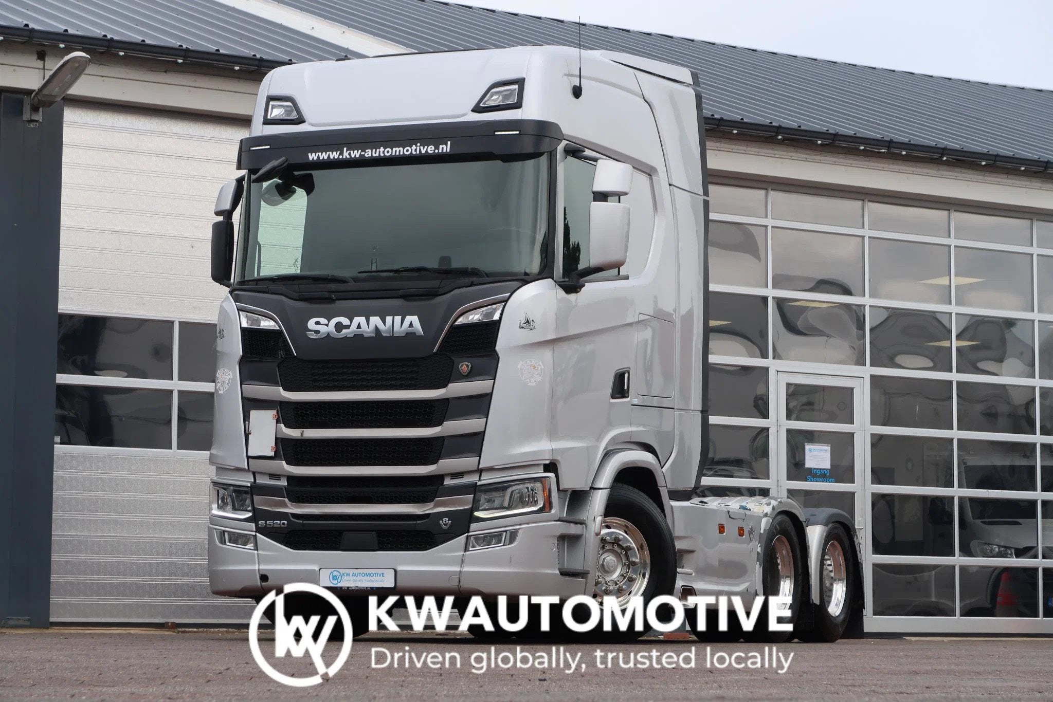 Scania S520 V8 NGS 6X2/ FULL AIR/ DOUBLE BOOGIE, Cuir, Argent ou Gris, Achat, Euro 6