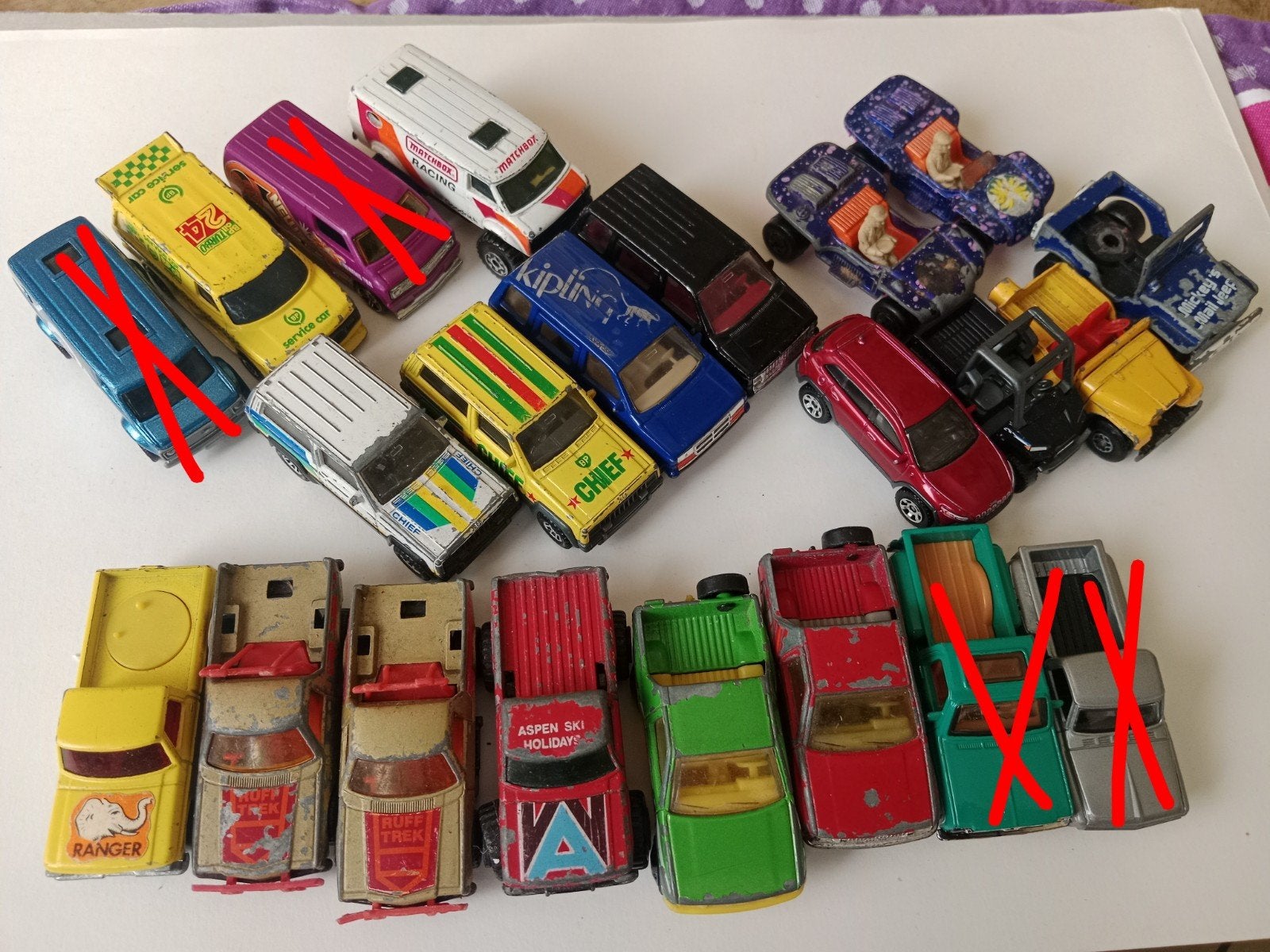 Matchbox pick-up, vans en jeeps, Hobby en Vrije tijd, Ophalen of Verzenden, Gebruikt, Matchbox