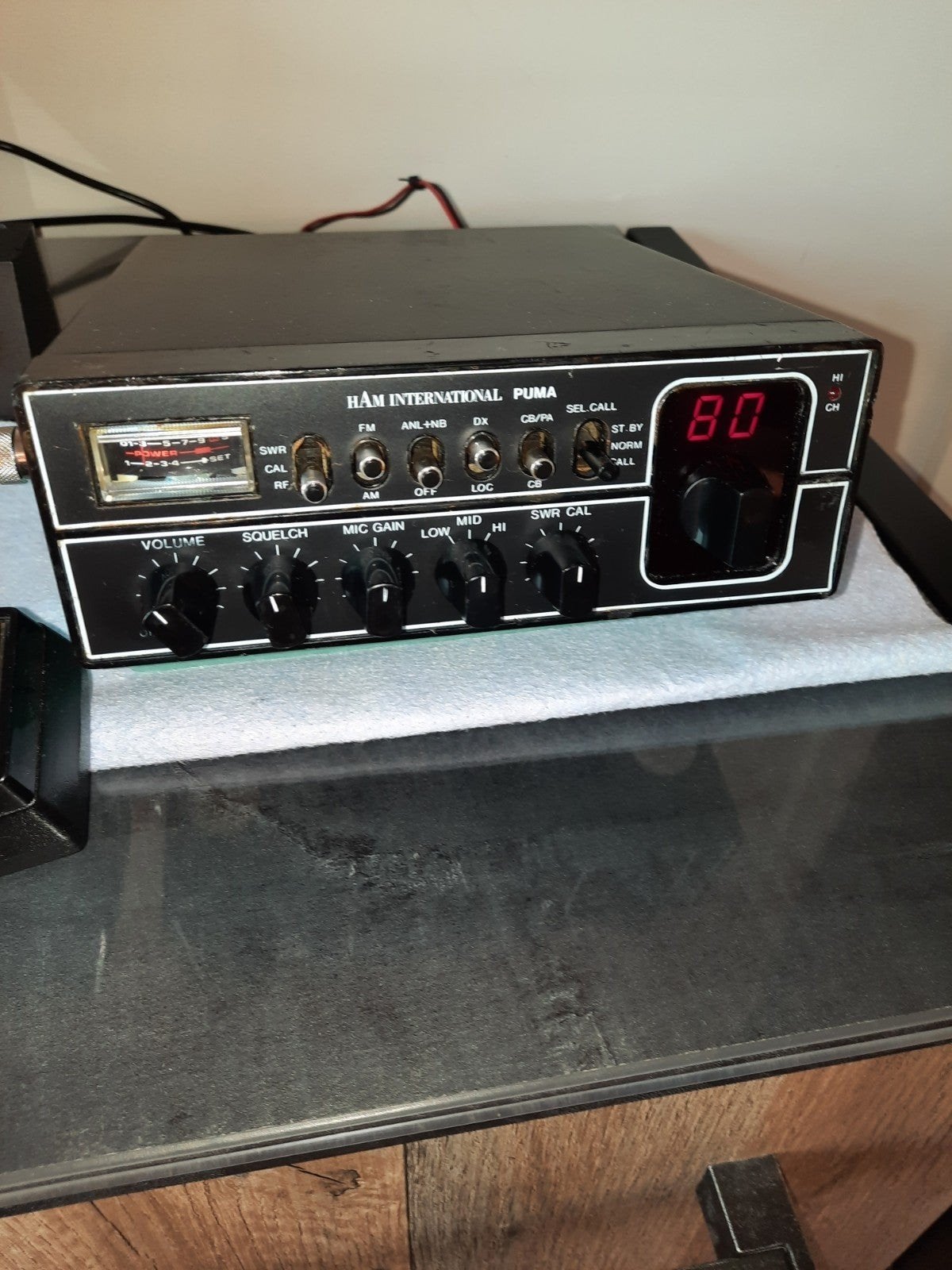 Émetteur_récepteur CB/27Mhz Ham-International Puma, Enlèvement ou Envoi, Utilisé, Émetteur
