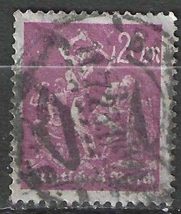 Allemagne 1923 - Yvert 240 - Minerker - 20 m. (ST), Timbres & Monnaies, Envoi, Affranchi