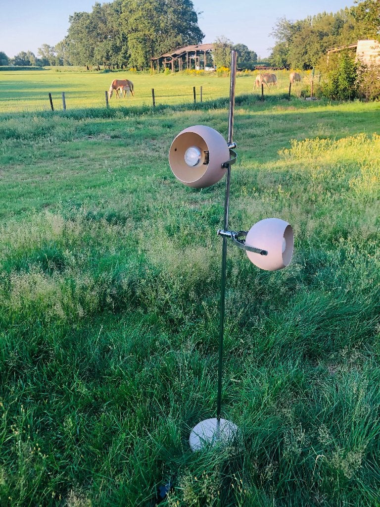 Vintage Space Age Eyeball Vloerlamp – Herda – Jaren 70 Retro, Antiek en Kunst, Ophalen