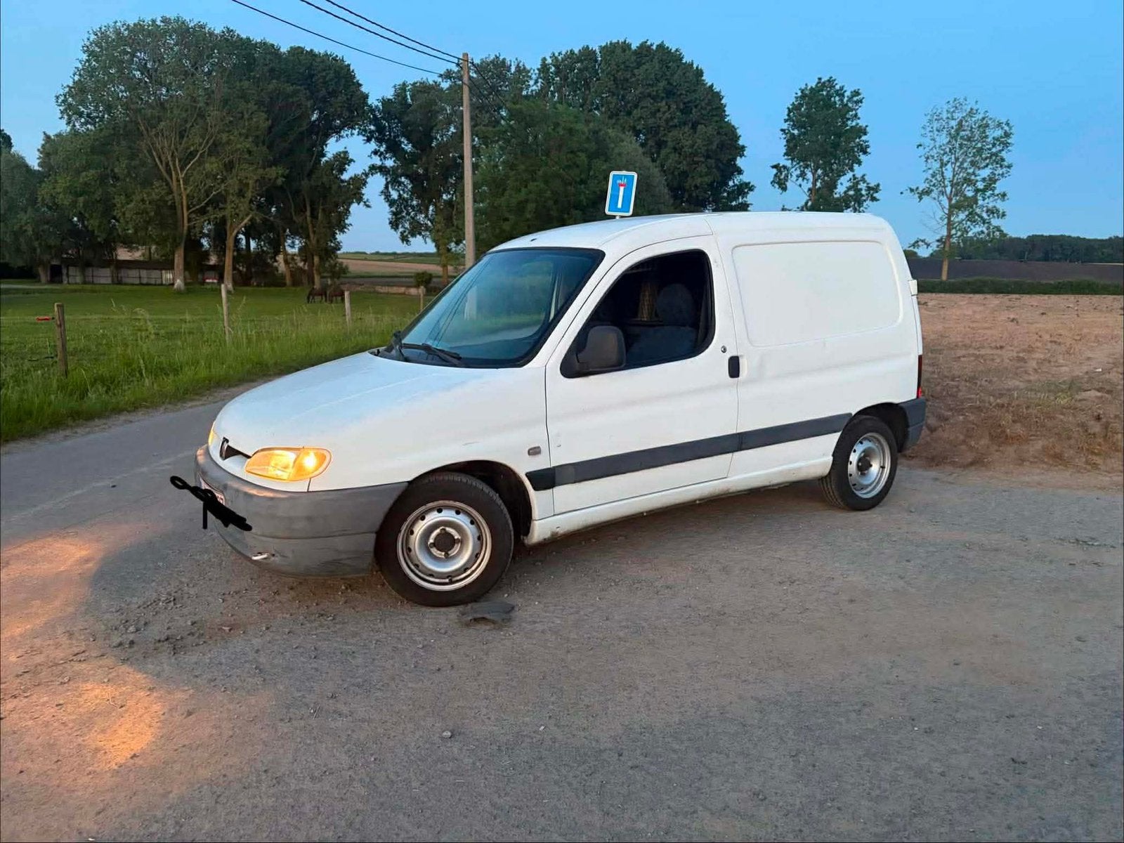 Peugeot Partner 1.9D -165000km  -GEKEURD VVK/ CT VENTE OK, Achat, USB, 2 places, Diesel