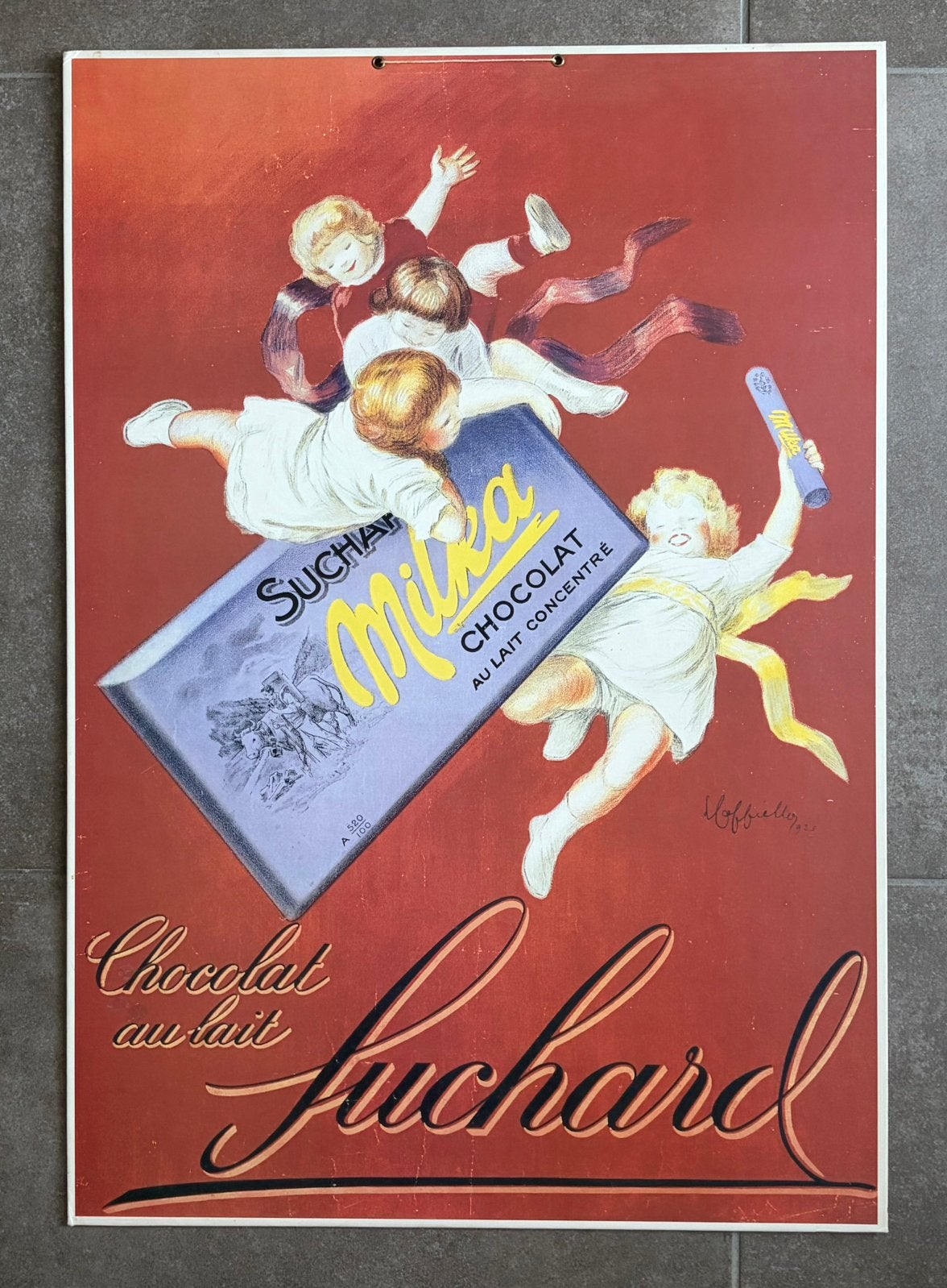 Reclame karton Suchard, Verzamelen, Ophalen of Verzenden, Zo goed als nieuw, Reclame