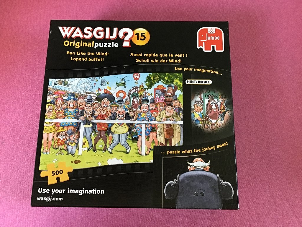 Puzzel wasgij, Ophalen of Verzenden, 500 t/m 1500 stukjes, Gebruikt, Legpuzzel