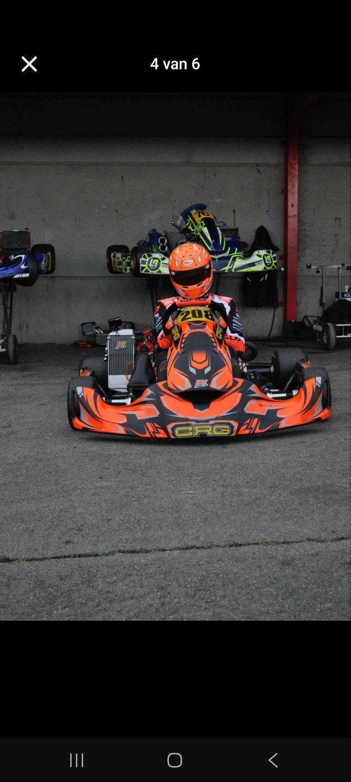 crg kt2 te koop, Sports & Fitness, Karting, Enlèvement ou Envoi, Comme neuf, Kart