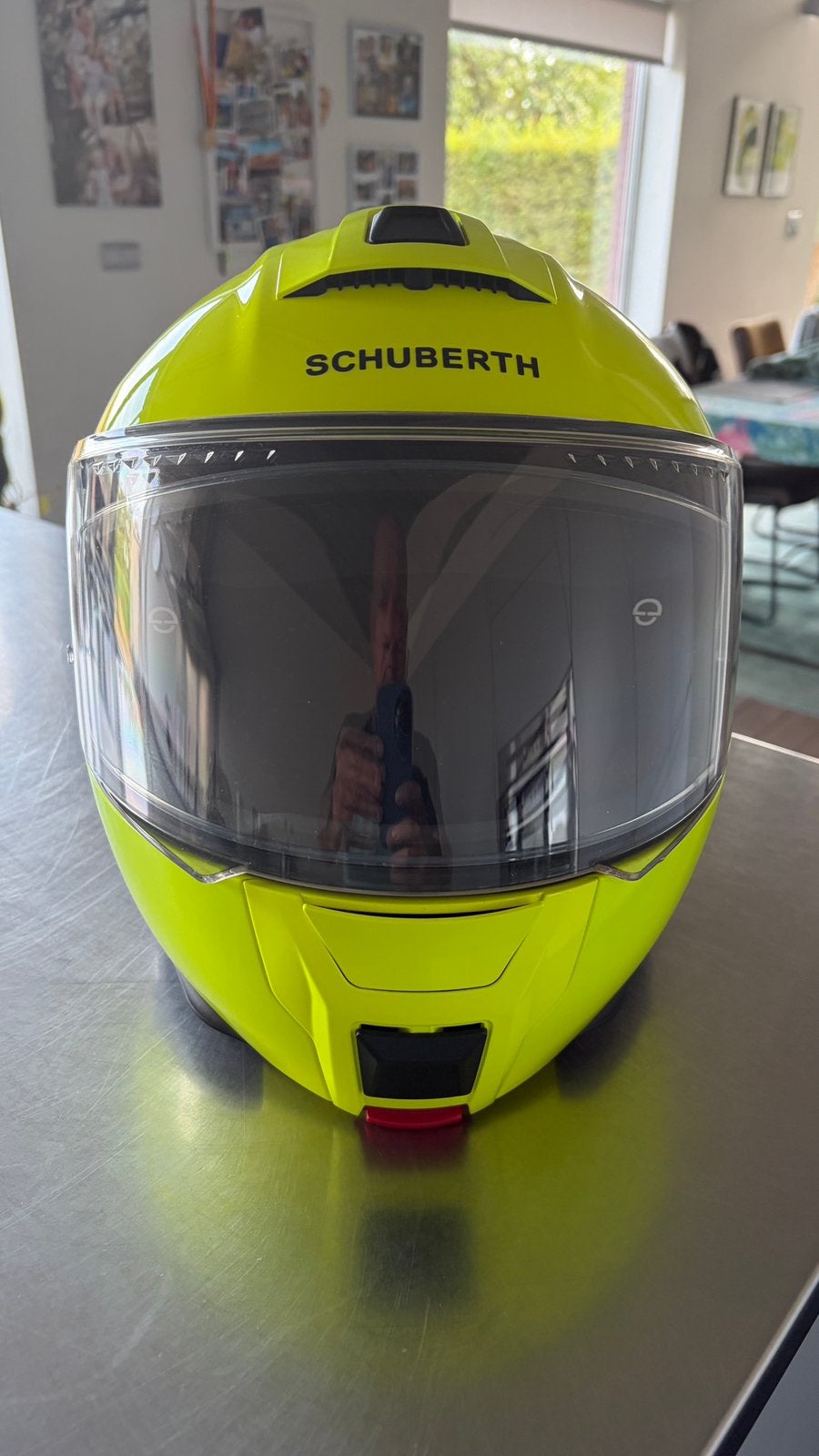 Schuberth C5 systeemhelm met SC Edge cardo maat M 57, Motoren, Kleding | Motorhelmen, Overige merken, M, Systeemhelm, Dames