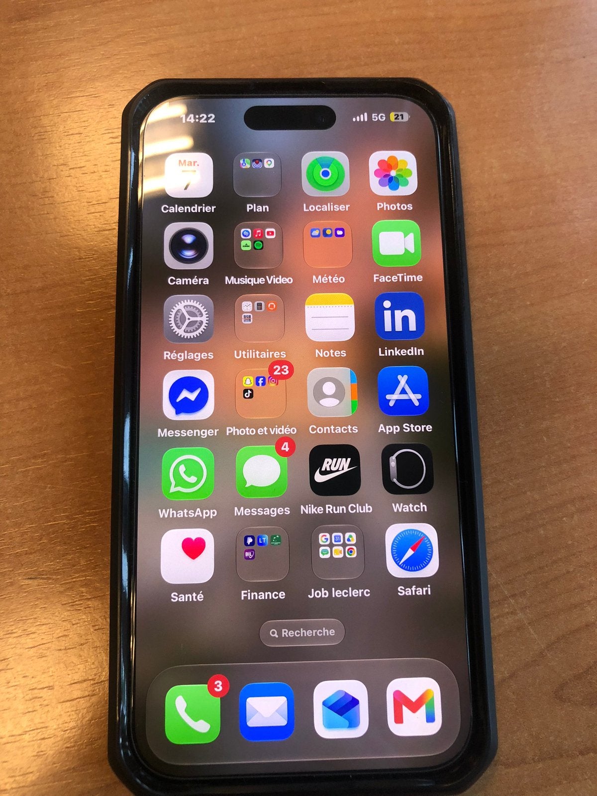 Iphone 15 pro, Enlèvement, Comme neuf, Bleu, IPhone 15