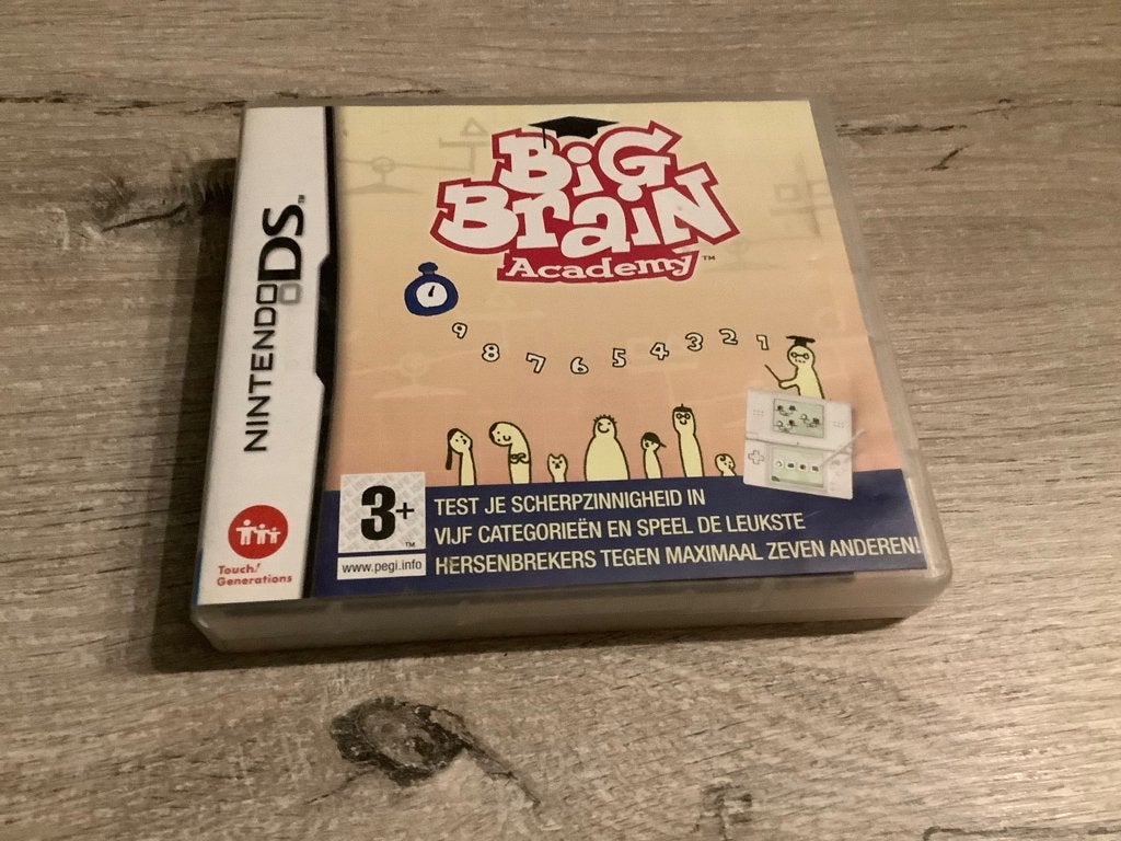 Nintendo DS big brain academy (2006), Puzzel en Educatief, 1 speler, Ophalen of Verzenden, Zo goed als nieuw