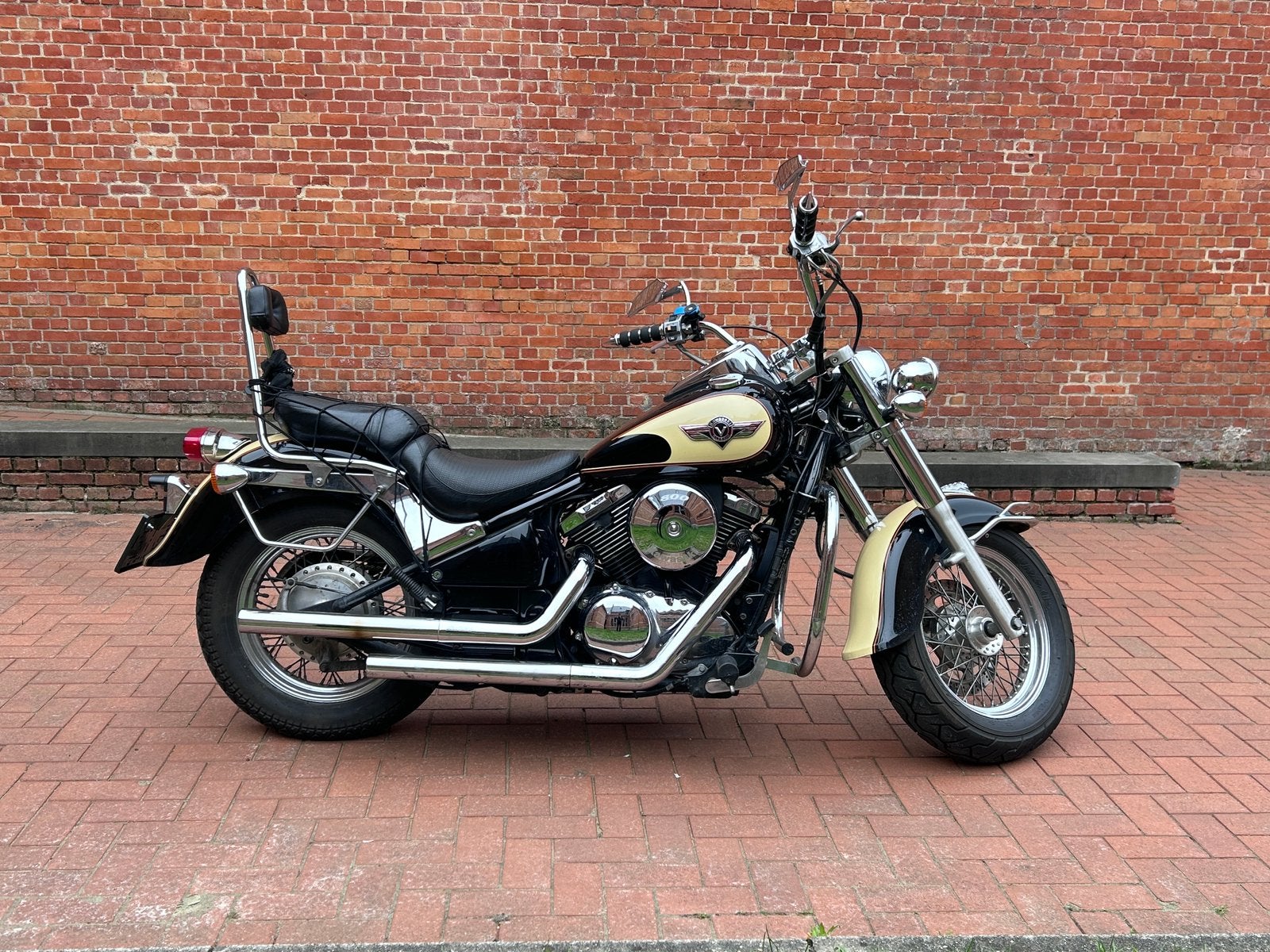 Zeer nette Kawasaki Vulcan 800 (Vance&Hines), Motoren, 2 cilinders, Sportuitlaat, Occasion, Particulier