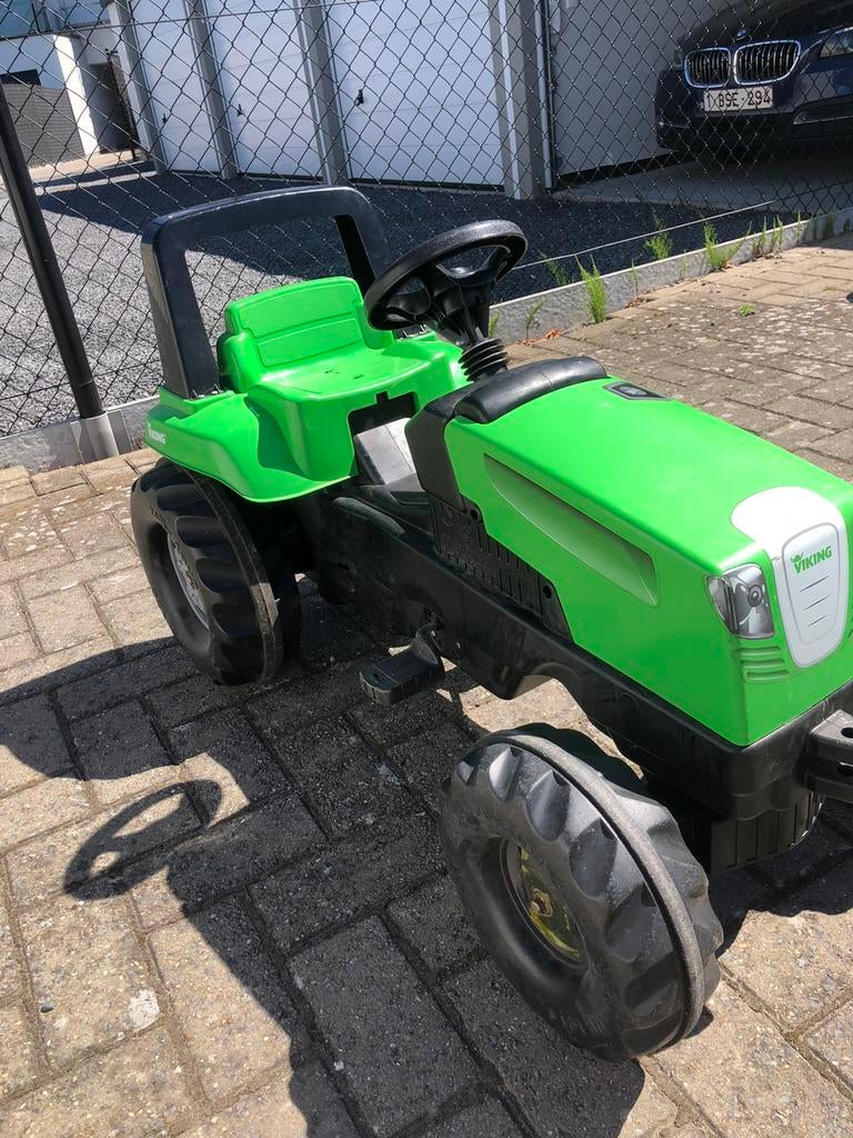 Speelgoed tractor, Ophalen
