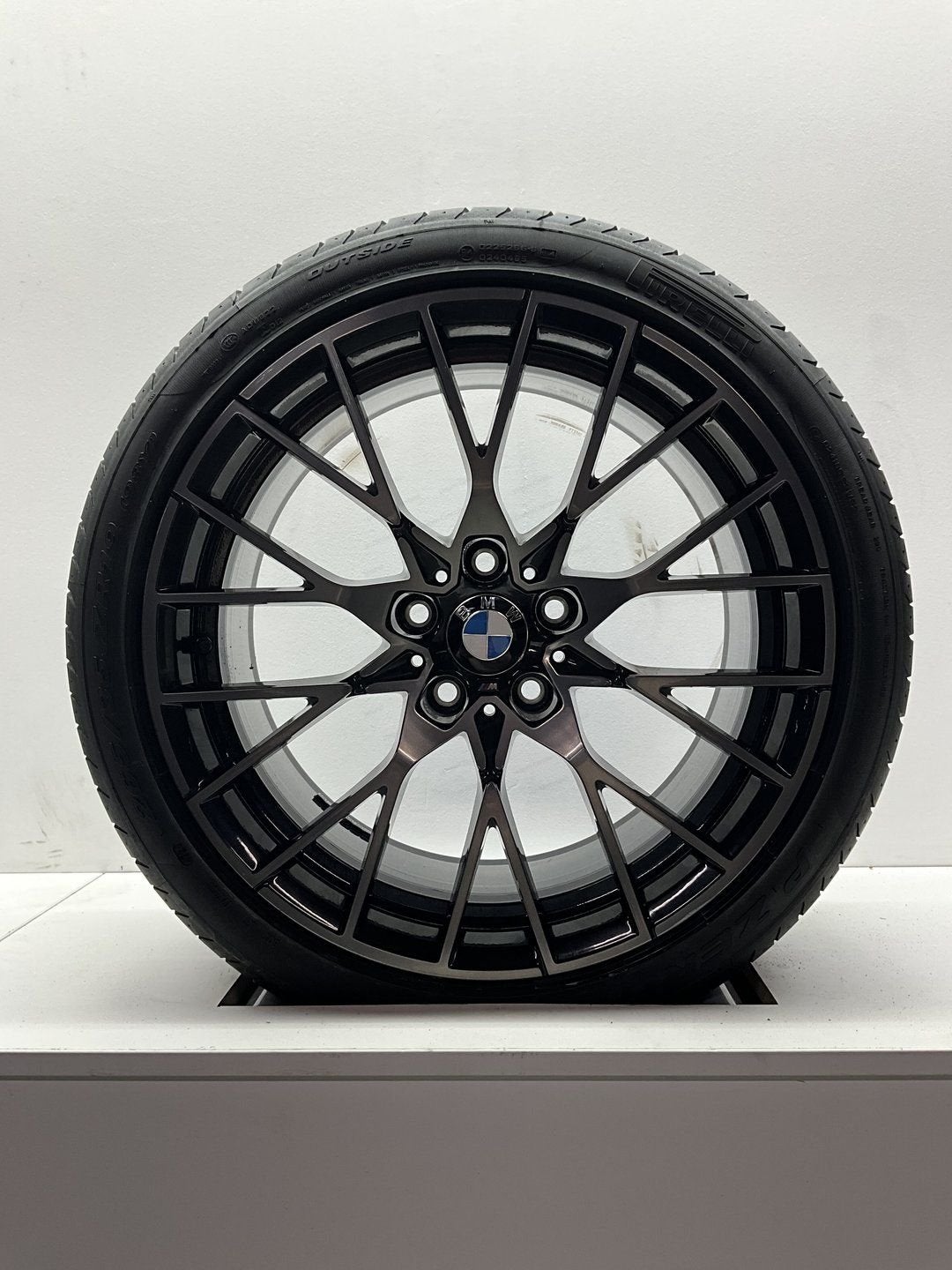 DEMO SET 19’’BWM M2 F87 f22 VELGEN ZOMERBANDEN 788M BLACK, Auto-onderdelen, Banden en Velgen, 19 inch, -, -, Banden en Velgen